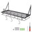 Metal Rectangle Wall Mounted Pot Rack