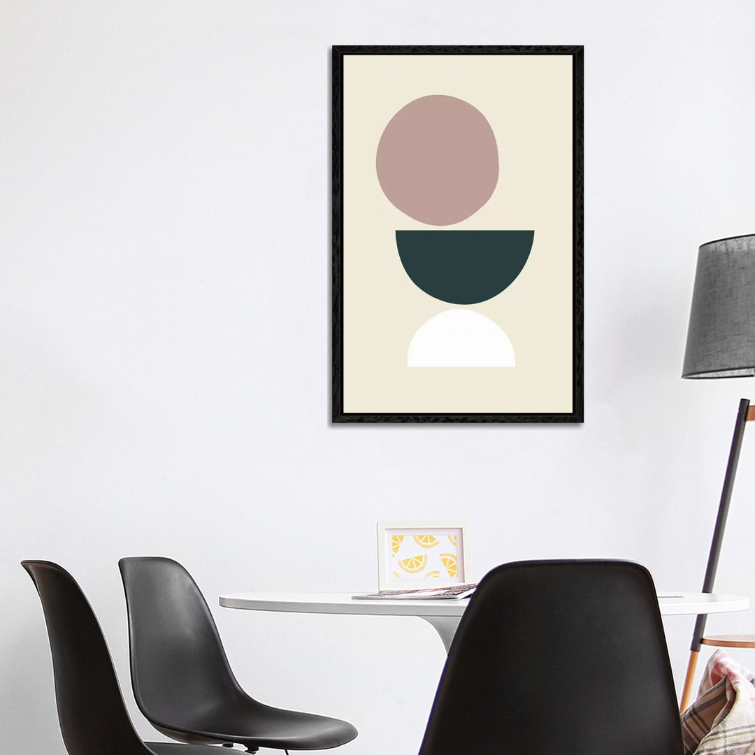 Mid-Century Shapes I von The Maisey Design Shop - Galerie-verpackte Leinwand Giclée auf Leinwand