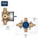Grohsafe 3.0 Pressure Balance Valve Rough With Flush Plug With PEX Crimp Outlets With Service Stops