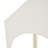 Cole And Grey Metal Nested Side End White Accent Table With Arched Cutouts Set