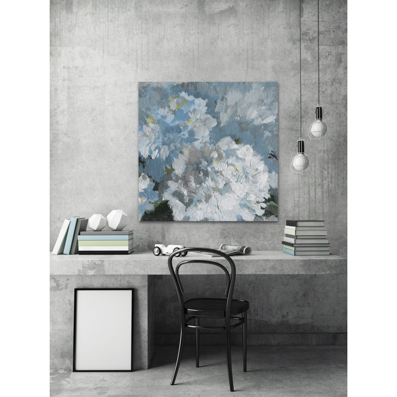 Blue Zoom by Parvez Taj - Wrapped Canvas Painting, 81 cm H x 81 cm W