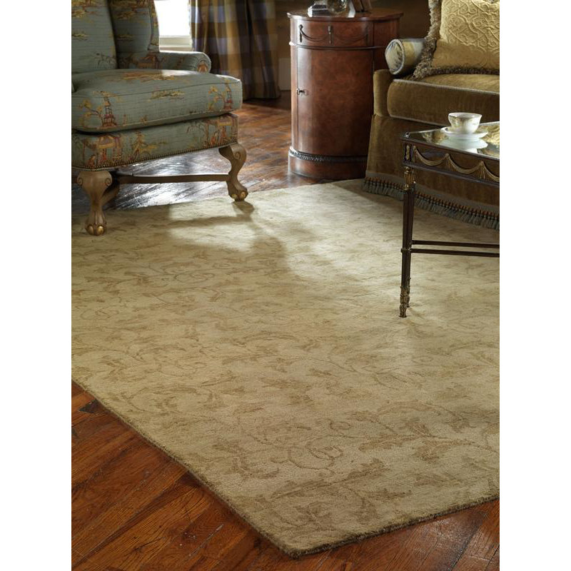 Wool Floral Indoor Rug, Rectangle 8' x 10'