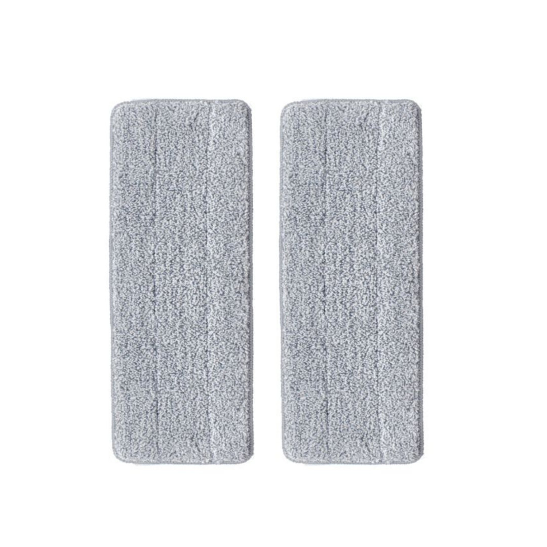 True & Tidy Reusable Microfiber Mop Pad Refill Compatible With Trueclean Mop & Bucket Pump System- 2 Pcs True & Tidy