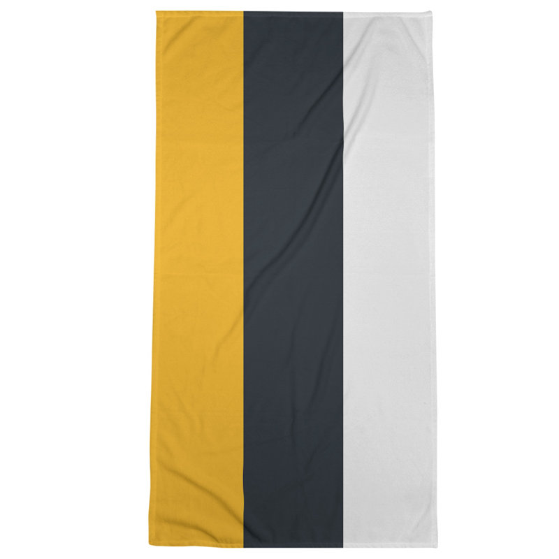 Microfiber Bath Towel, Tennessee Red Football Yellow/Black/White