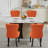 PU Leather Dining Chairs with Pull Ring-1050116889