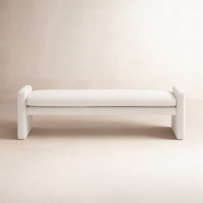 Geordi 70" Boucle Bench