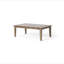 Table basse d'extérieur en bois d'acacia
