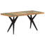 Table de salle à manger en bois de manguier brut-1176850937-1176850943