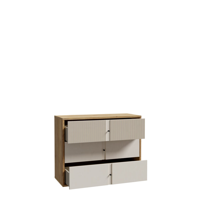 Angelis 104.8cm W 3 - Drawer Chest of Drawers