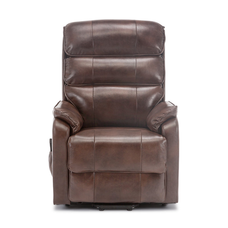 Whitely 82cm Wide Lift Assist Standard Recliner, Brown, Dual Motor Lift Assist