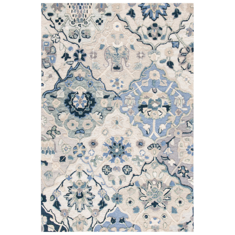 Taumsauk Hand Tufted Wool Oriental Rug, Rectangle 2'3" x 4'