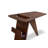 Harper Solid Walnut Side Table with Magazine Rack-179931798
