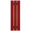 Volets en composite à deux planches EnduraCore l 11 1/4 po x H 46 po, rouge feu (par paire - quincaillerie non incluse)-134549789