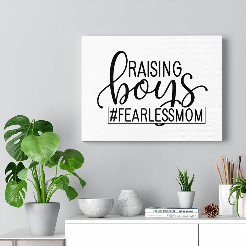 Raising Boys - Wrapped Canvas Print, 61cm H x 76cm W