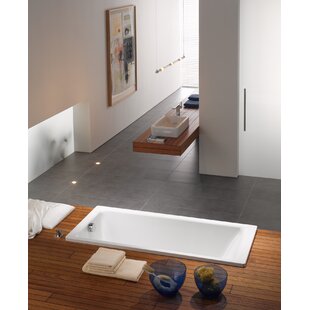 Puro 67'' x 29.5'' Drop-In Soaking Porcelain Enameled Steel Bathtub