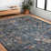 Febbas Power Loom Blue Rug