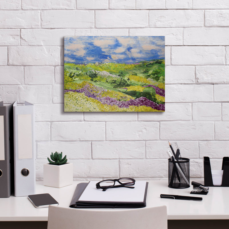  «French Valley» par Allan Friedlander, art mural sur toile, 16 po x 12 po