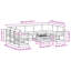  Outdoor Sofa Set 10 pcs
