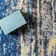 Melanarka Abstract Power Loom Performance Blue Rug