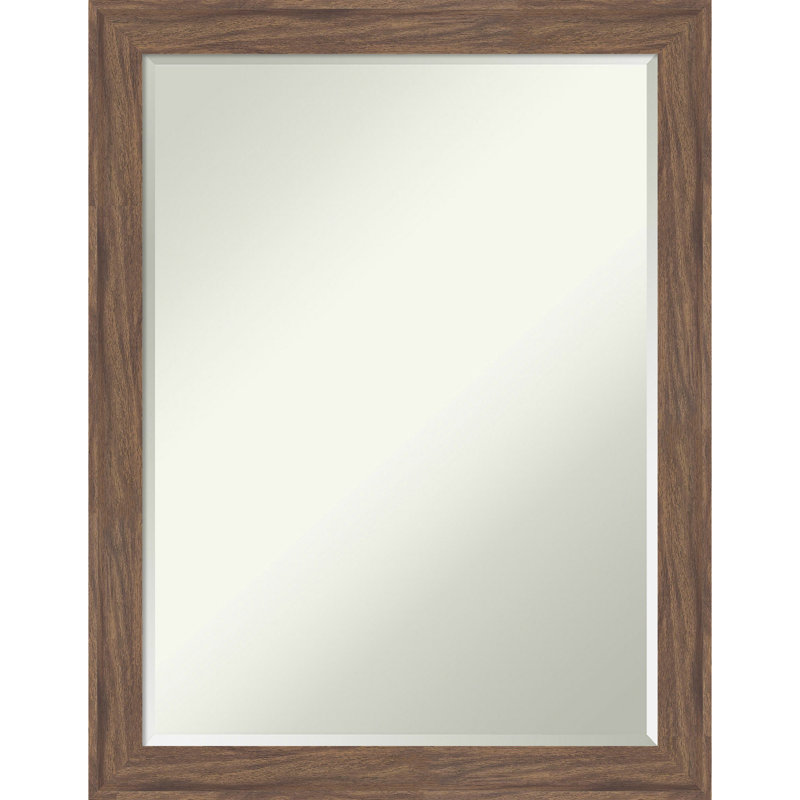 Miroir mural de salle de bain étroit et moyen pia Brown