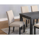 Ramsgate 19.5'' H Tufted Linen Upholstered Side Chair