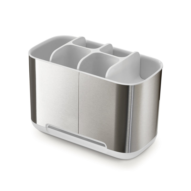 EasyStore Stainless Steel Large Toothbrush Holder