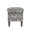 Repose-pieds moderne à motif floral-845970619
