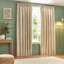 Grantley Jacquard Pencil Pleat Curtains-250728541-250728539