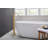 Contemporary 1-Handle Freestanding Floor Mount Tub Filler Trim Kit with 1.75 GPM Showerstick Handshower-58266138