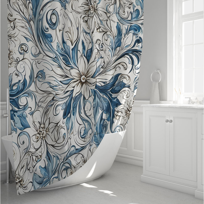 Rideau de douche Alye, H 72 po x l 70 po