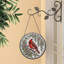Rouge cardinal rouge (11) vitrail pour fenêtre-133222926