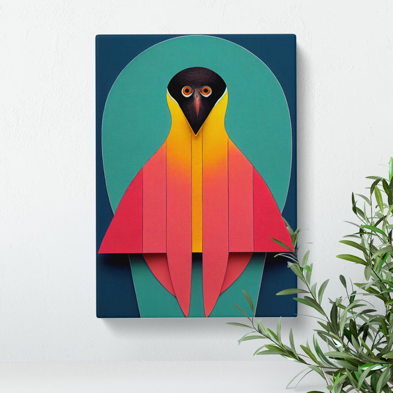 Unforgettable Bird Abstract - Wall Art, Wrapped Canvas, 50cm H x 35cm W x 3cm D, No Matte