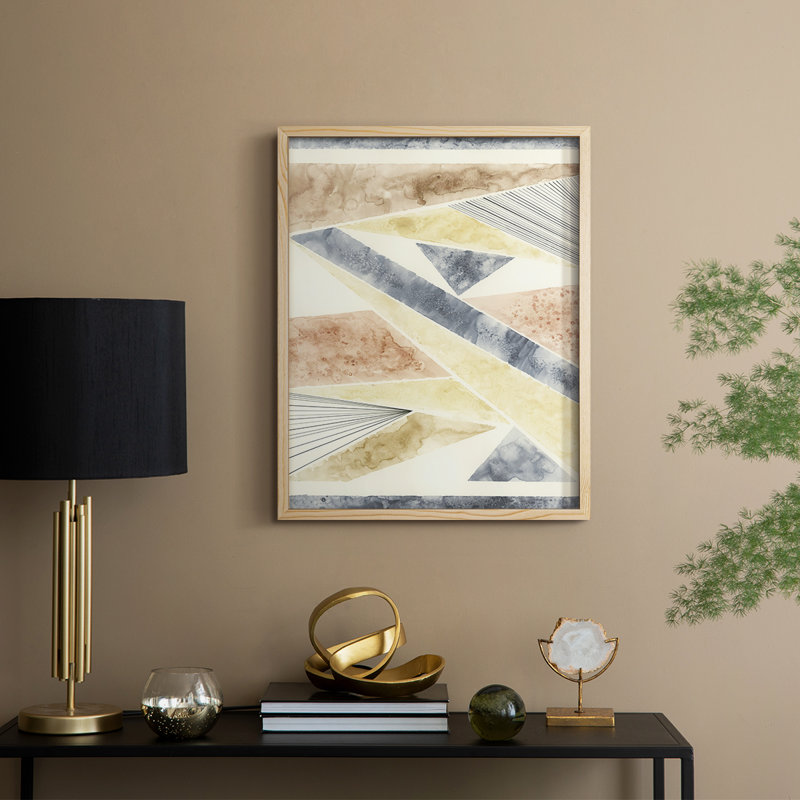 Untitled Framed Print - Solid Wood, Natural, 11" H x 9" W
