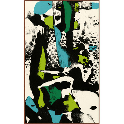 "Studio Color 1" par Christopher Kennedy - peinture sur toile à cadre flottant