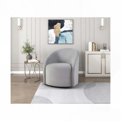Fauteuil demi-tonneau pivotant Boucle