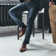 Triplehorn Backless Bar Stools Counter Stools with Upholstered Seat