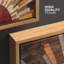 «Western Wood Effect Landscape Brown Sun Rays», impression rustique sur toile encadrée-93389054-93389055-119598450