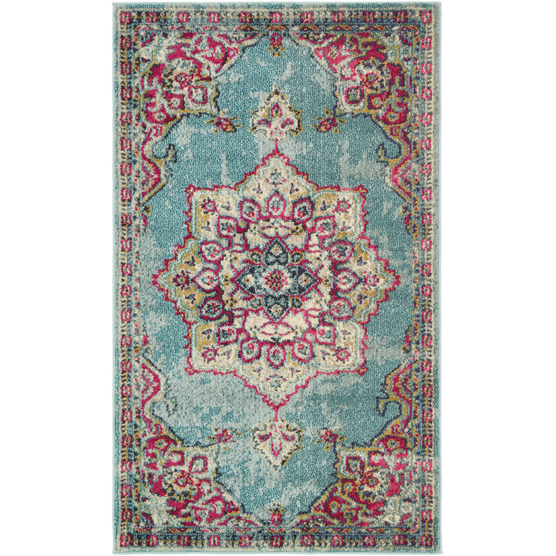 Colfin Washable Oriental Indoor Rug, Rectangle 3'3" x 5'3"