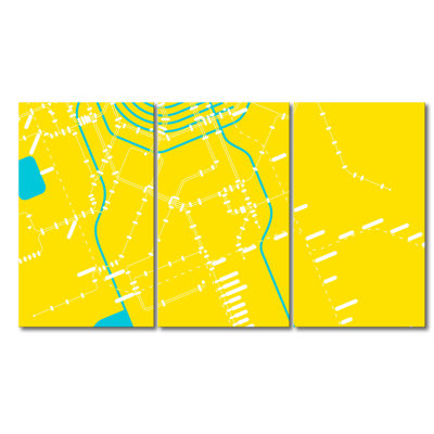 3 Piece Wrapped Canvas Print