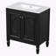 Meuble-lavabo 30 po avec lavabo, deux portes avec tablette, charnières de porte à fermeture en douceur-1737261036