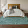 Premium Machine Washable Cerrito Teal Rug