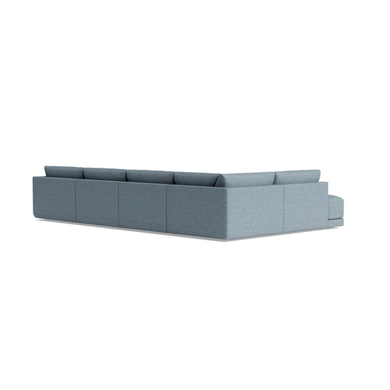 Eva Modular Sectional, Left Hand Facing, Performance Weave - Navy