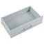 Îlot de cuisine cannelé avec armoire de rangement pour poubelle-1875020808