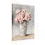 Plantes et fleurs roses dans un seau rétro sur toile-78812500