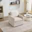 Fauteuil d'appoint pivotant rembourré-1782163152