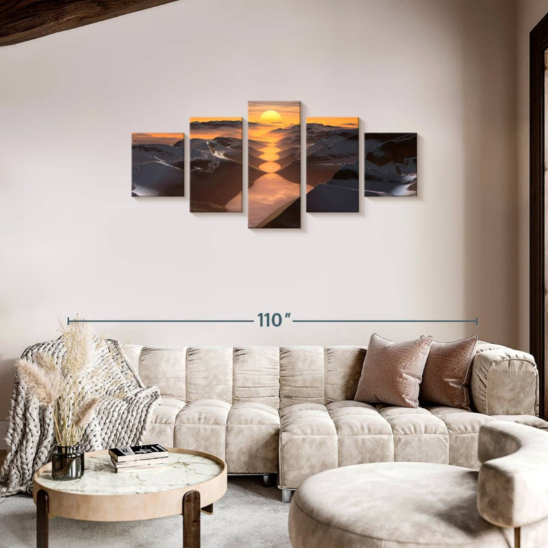 Himalayan Pools, 34" H x 74" W