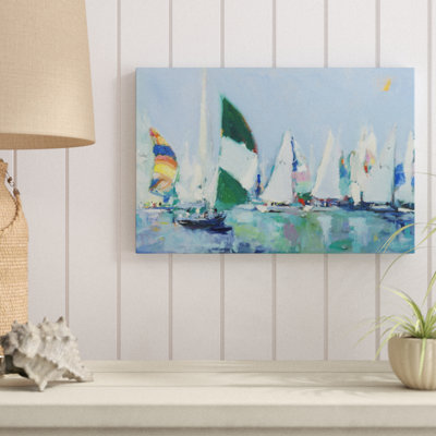 "Stationnement" par Curt Crain, reproduction d'art sur toile tendue