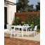 Ensemble de 4 chaises de patio empilables en aluminium - Chaises de salle à manger d'extérieur-2038546181-2038546183