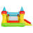 GOOSH 8' Wx 12' D Inflatable Bounce House with Slide and Air Blower-102359184