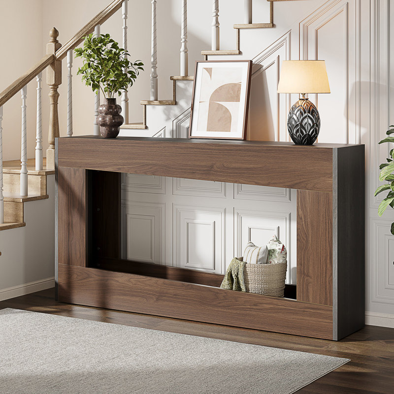 Console Vividwood de 63 pouces, Espresso antique